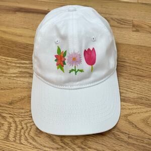 Frangipani daisy tulip (FDT) baseball hat watercolor flowers